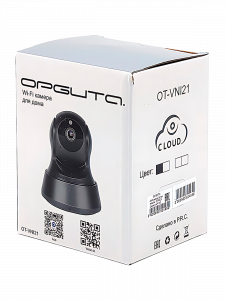 Видеоняня, камера видеонаблюдения wifi беспроводная 2 Mp Орбита OT-VNI21 Черная